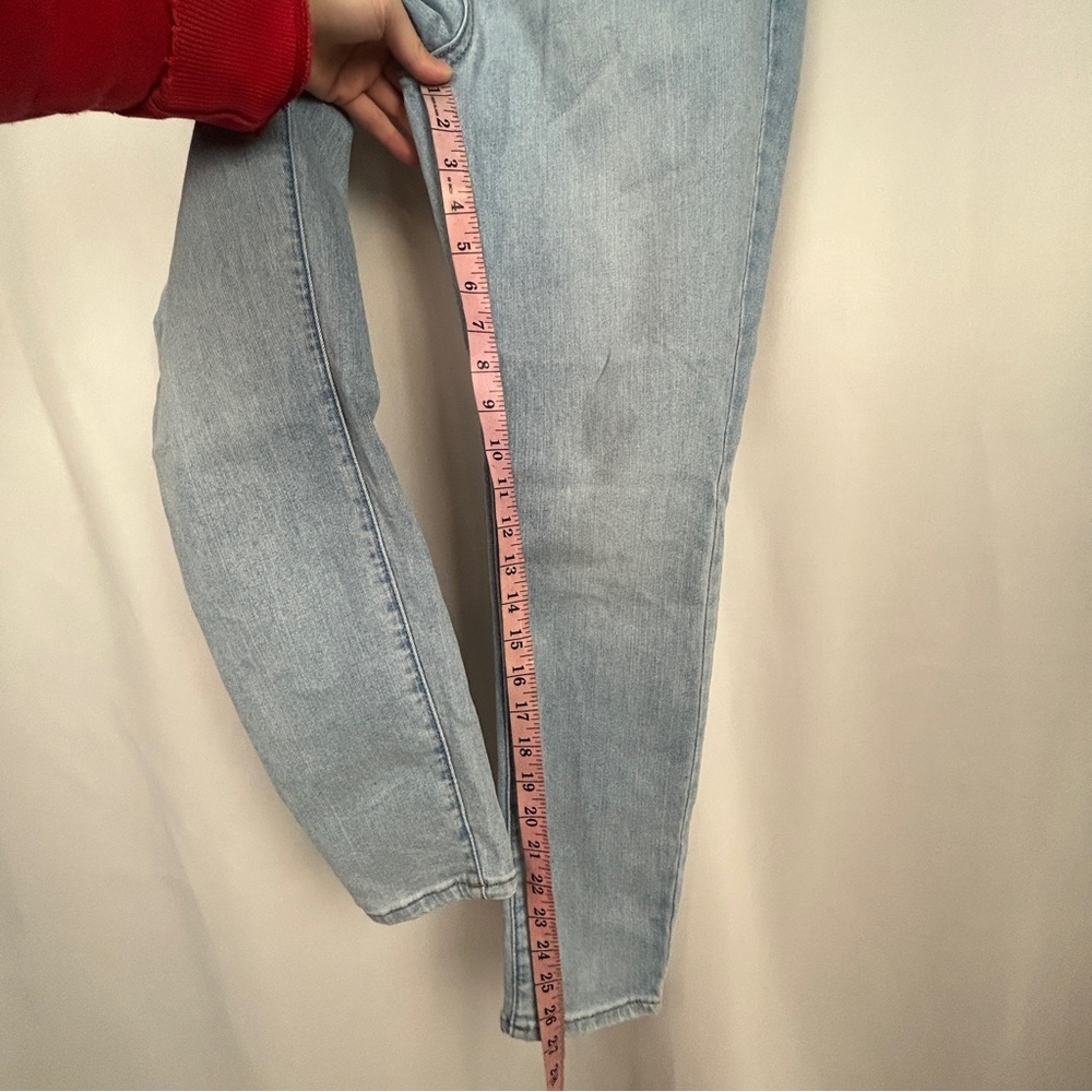 NEW Calvin Klein Light Wash Blue High Rise Skinny Ankle Jeans Denim Size 32 - Picture 7 of 12